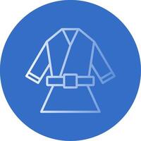 kimono plano burbuja icono vector