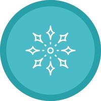 Firework Line Multi Circle Icon vector