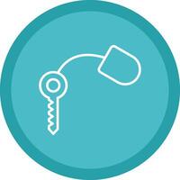 Key Line Multi Circle Icon vector