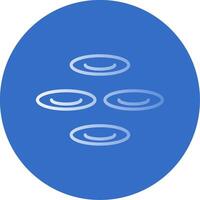 Cell Flat Bubble Icon vector