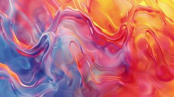 abstract backdrop with smooth flowing vibrant photo