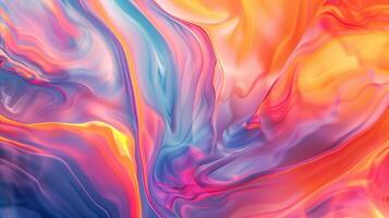 abstract backdrop with smooth flowing vibrant photo
