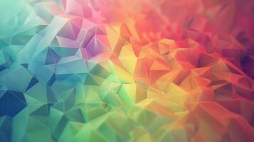 abstract background with low poly design photo