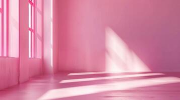 abstract empty smooth light pink studio room photo