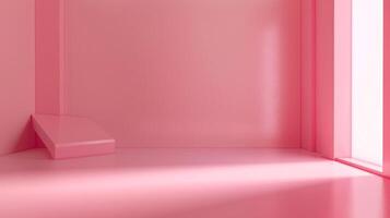 resumen vacío suave ligero rosado estudio habitación foto