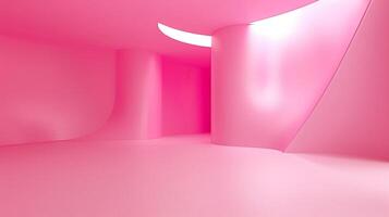 abstract empty smooth light pink studio room photo