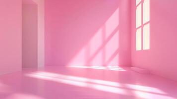 abstract empty smooth light pink studio room photo