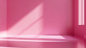 abstract empty smooth light pink studio room photo