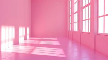 abstract empty smooth light pink studio room photo