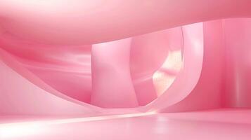 abstract empty smooth light pink studio room photo