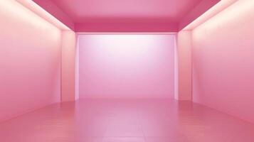 abstract empty smooth light pink studio room photo