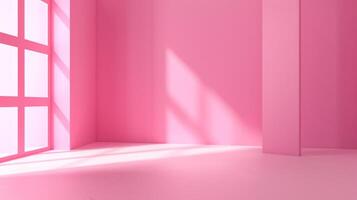 abstract empty smooth light pink studio room photo