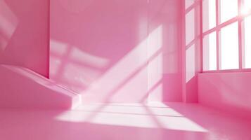 abstract empty smooth light pink studio room photo