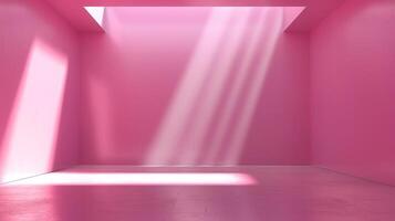 resumen vacío suave ligero rosado estudio habitación foto