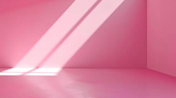 abstract empty smooth light pink studio room photo