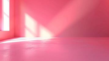 abstract empty smooth light pink studio room photo