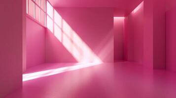 abstract empty smooth light pink studio room photo