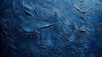 abstract grunge decorative relief navy blue photo