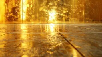 abstract luxury gold studio well use as background photo