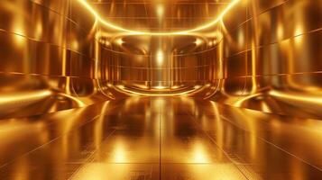 abstract luxury gold studio well use as background photo