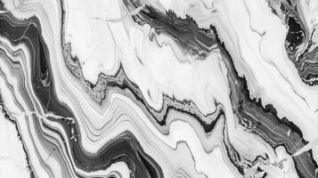 abstract marble texture black and white grey background photo