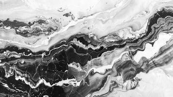 abstract marble texture black and white grey background photo