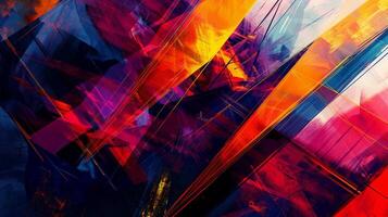 abstract modern design with vibrant colors photo