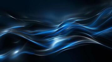 abstract smooth blue with black vignette studio photo