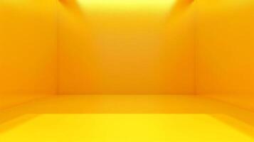 abstract solid of shining yellow gradient studio photo