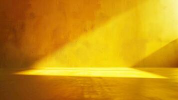 abstract solid of shining yellow gradient studio photo