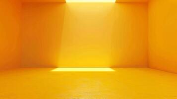 abstract solid of shining yellow gradient studio photo