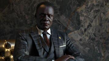 african businessman detailed high quality photo