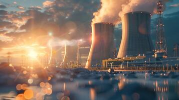 ai nuclear energía futuro innovación de disruptivo foto