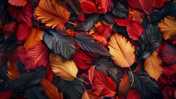 an abstract nature design autumn leaves photo