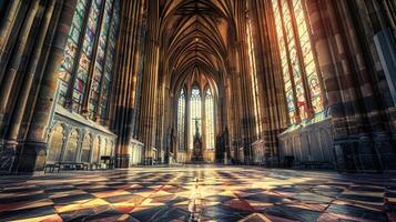 ancient gothic architecture showcases history photo