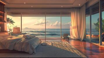 beautiful interior view of a room at coastal photo