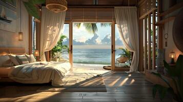 beautiful interior view of a room at coastal photo