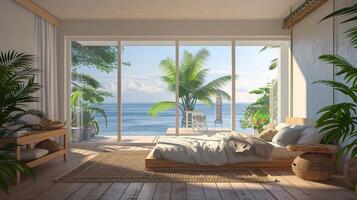 beautiful interior view of a room at coastal photo