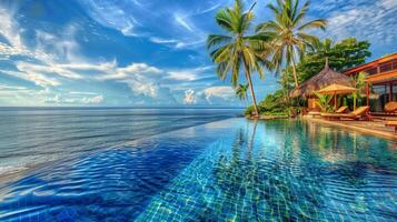 hermosa tropical playa frente hotel re con swi foto