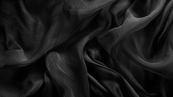 black fabric textile textured background detail photo