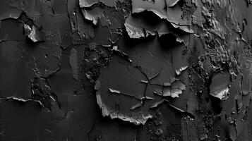 black painted wall textured background detailed photo