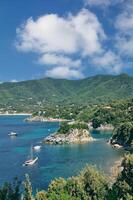 idyllic coastal Landscape on Island of Elba close to Marina di Campo,,Tuscany,mediterranean Sea,Italy photo