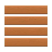 Plank design isolated on white background. vector