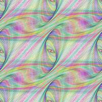 Multicolored infinite fractal pattern background vector