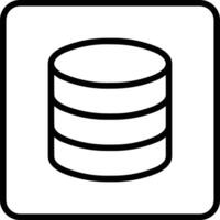 Storage data icon symbol image for database illustration vector