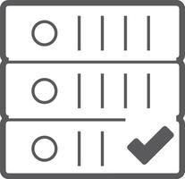 Storage data icon symbol image for database illustration vector