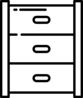 almacenamiento datos icono símbolo imagen para base de datos ilustración vector