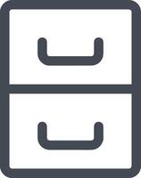 Storage data icon symbol image for database illustration vector