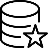 Storage data icon symbol image for database illustration vector