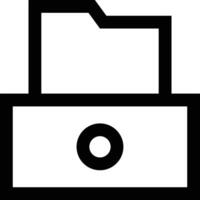 Storage data icon symbol image for database illustration vector